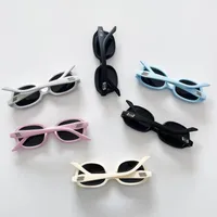 Cadre Ovale Décontractée Ovale Pc Résine Verres Teintés Dégradés Plein Cadre Enfants Lunettes De Soleil main image 3