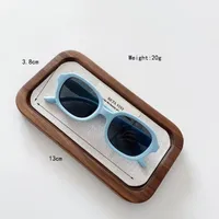 Cadre Ovale Décontractée Ovale Pc Résine Verres Teintés Dégradés Plein Cadre Enfants Lunettes De Soleil main image 8