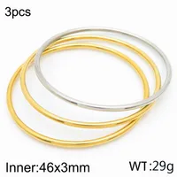 Color Sólido Formal Acero Inoxidable Brazalete Al Mayoreo sku image 27