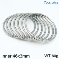 Color Sólido Formal Acero Inoxidable Brazalete Al Mayoreo sku image 39