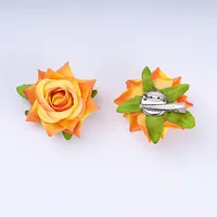Atmosphere Red Flower Headdress Rose Barrettes Side Clip Side Hairpin Female 2024 New Large Flower Headdress Flower sku image 10