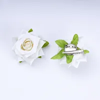 Atmosphere Red Flower Headdress Rose Barrettes Side Clip Side Hairpin Female 2024 New Large Flower Headdress Flower sku image 19
