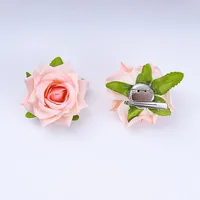 Atmosphere Red Flower Headdress Rose Barrettes Side Clip Side Hairpin Female 2024 New Large Flower Headdress Flower sku image 21