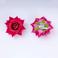 Atmosphere Red Flower Headdress Rose Barrettes Side Clip Side Hairpin Female 2024 New Large Flower Headdress Flower sku image 14
