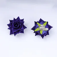 Atmosphere Red Flower Headdress Rose Barrettes Side Clip Side Hairpin Female 2024 New Large Flower Headdress Flower sku image 17