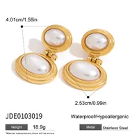 Geometric Casual Modern Style 316 Stainless Steel  Ear Studs sku image 1