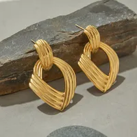 Geometric Casual 316 Stainless Steel  Ear Studs main image 5