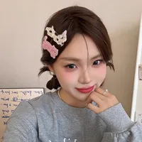 Cute Cartoon Cat Puppy Hairpin Women's Side Clip Ins Headwear Hair Accessories High-grade Duckbill Clip Summer Hairpin main image 2
