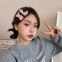 Cute Cartoon Cat Puppy Hairpin Women's Side Clip Ins Headwear Hair Accessories High-grade Duckbill Clip Summer Hairpin main image 4