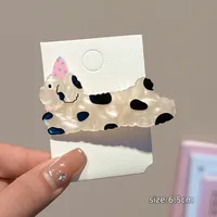 Cute Cartoon Cat Puppy Hairpin Women's Side Clip Ins Headwear Hair Accessories High-grade Duckbill Clip Summer Hairpin sku image 3