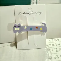 Cute Cartoon Cat Puppy Hairpin Women's Side Clip Ins Headwear Hair Accessories High-grade Duckbill Clip Summer Hairpin sku image 11