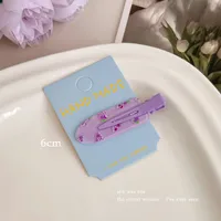 Cute Cartoon Cat Puppy Hairpin Women's Side Clip Ins Headwear Hair Accessories High-grade Duckbill Clip Summer Hairpin sku image 18