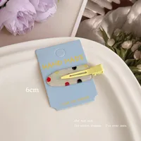 Cute Cartoon Cat Puppy Hairpin Women's Side Clip Ins Headwear Hair Accessories High-grade Duckbill Clip Summer Hairpin sku image 26