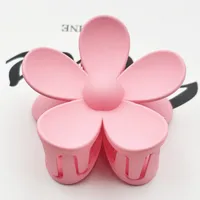 Frosted Flower Hair Clip Back Head Updo Hair Clip Barrettes Ponytail Bun High-Grade Sense Barrettes Shark Clip Wholesale sku image 1