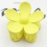 Frosted Flower Hair Clip Back Head Updo Hair Clip Barrettes Ponytail Bun High-Grade Sense Barrettes Shark Clip Wholesale sku image 28