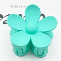 Frosted Flower Hair Clip Back Head Updo Hair Clip Barrettes Ponytail Bun High-Grade Sense Barrettes Shark Clip Wholesale sku image 29