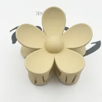 Frosted Flower Hair Clip Back Head Updo Hair Clip Barrettes Ponytail Bun High-Grade Sense Barrettes Shark Clip Wholesale sku image 35