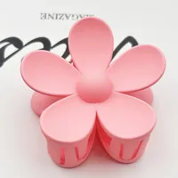 Frosted Flower Hair Clip Back Head Updo Hair Clip Barrettes Ponytail Bun High-Grade Sense Barrettes Shark Clip Wholesale sku image 37