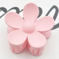 Frosted Flower Hair Clip Back Head Updo Hair Clip Barrettes Ponytail Bun High-Grade Sense Barrettes Shark Clip Wholesale sku image 14