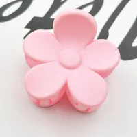 Frosted Flower Hair Clip Back Head Updo Hair Clip Barrettes Ponytail Bun High-Grade Sense Barrettes Shark Clip Wholesale sku image 2