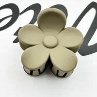 Frosted Flower Hair Clip Back Head Updo Hair Clip Barrettes Ponytail Bun High-Grade Sense Barrettes Shark Clip Wholesale sku image 11