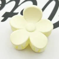 Frosted Flower Hair Clip Back Head Updo Hair Clip Barrettes Ponytail Bun High-Grade Sense Barrettes Shark Clip Wholesale sku image 13