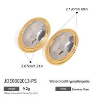 Geometric Casual Modern Style Commute 316 Stainless Steel  Ear Studs sku image 1