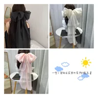 Princesse Sur La Course ~ Fée Capricieux Grand Arc Coiffure Retour Printemps Clip Long Ruban Épingle À Cheveux Accessoires Pour Cheveux main image 4