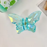 2024 New Crystal Butterfly Grip Super Fairy Barrettes Female Online Influencer Ins Shark Clip Hairpin DIY Catch Hairpin Headdress main image 4