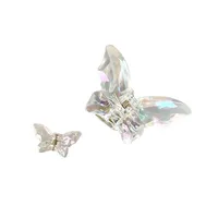 2024 New Crystal Butterfly Grip Super Fairy Barrettes Female Online Influencer Ins Shark Clip Hairpin DIY Catch Hairpin Headdress main image 5