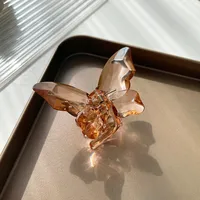 2024 New Crystal Butterfly Grip Super Fairy Barrettes Female Online Influencer Ins Shark Clip Hairpin DIY Catch Hairpin Headdress sku image 14