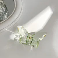 2024 New Crystal Butterfly Grip Super Fairy Barrettes Female Online Influencer Ins Shark Clip Hairpin DIY Catch Hairpin Headdress sku image 15