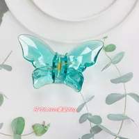 2024 New Crystal Butterfly Grip Super Fairy Barrettes Female Online Influencer Ins Shark Clip Hairpin DIY Catch Hairpin Headdress sku image 17