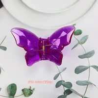 2024 New Crystal Butterfly Grip Super Fairy Barrettes Female Online Influencer Ins Shark Clip Hairpin DIY Catch Hairpin Headdress sku image 18