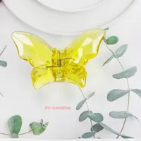 2024 New Crystal Butterfly Grip Super Fairy Barrettes Female Online Influencer Ins Shark Clip Hairpin DIY Catch Hairpin Headdress sku image 20