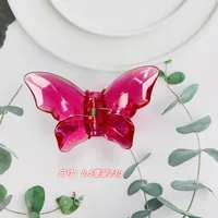2024 New Crystal Butterfly Grip Super Fairy Barrettes Female Online Influencer Ins Shark Clip Hairpin DIY Catch Hairpin Headdress sku image 21