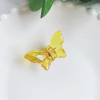2024 New Crystal Butterfly Grip Super Fairy Barrettes Female Online Influencer Ins Shark Clip Hairpin DIY Catch Hairpin Headdress sku image 2