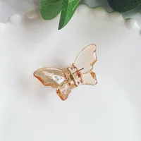 2024 New Crystal Butterfly Grip Super Fairy Barrettes Female Online Influencer Ins Shark Clip Hairpin DIY Catch Hairpin Headdress sku image 5