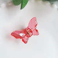 2024 New Crystal Butterfly Grip Super Fairy Barrettes Female Online Influencer Ins Shark Clip Hairpin DIY Catch Hairpin Headdress sku image 7