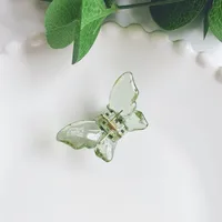 2024 New Crystal Butterfly Grip Super Fairy Barrettes Female Online Influencer Ins Shark Clip Hairpin DIY Catch Hairpin Headdress sku image 8
