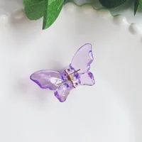 2024 New Crystal Butterfly Grip Super Fairy Barrettes Female Online Influencer Ins Shark Clip Hairpin DIY Catch Hairpin Headdress sku image 9
