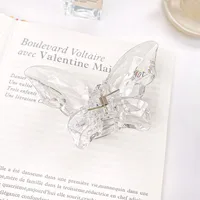 2024 New Crystal Butterfly Grip Super Fairy Barrettes Female Online Influencer Ins Shark Clip Hairpin DIY Catch Hairpin Headdress sku image 10