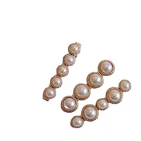 Tiktok Feather Barrettes 6-Piece Set  Pearl Barrettes Ins Wind Net Red Girl Side Clip Bang Clip Wholesale Delivery main image 4