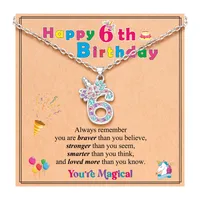 New   Hot Sale 3-12 Years Old  Digital Necklace Children's Birthday Gifts main image 4