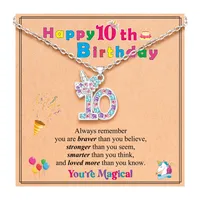 New   Hot Sale 3-12 Years Old  Digital Necklace Children's Birthday Gifts sku image 8