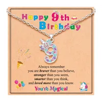 New   Hot Sale 3-12 Years Old  Digital Necklace Children's Birthday Gifts sku image 7