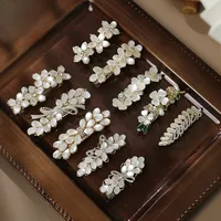 Elegant Fashion Imitation Opal Spring Clip Temperament Head Clip Horizontal Clip All-Match Hairpin Hairpin Hair Accessories For Fair Lady Headdress main image 3