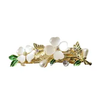 Elegant Fashion Imitation Opal Spring Clip Temperament Head Clip Horizontal Clip All-Match Hairpin Hairpin Hair Accessories For Fair Lady Headdress main image 5