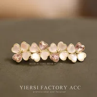 Elegant Fashion Imitation Opal Spring Clip Temperament Head Clip Horizontal Clip All-Match Hairpin Hairpin Hair Accessories For Fair Lady Headdress sku image 25