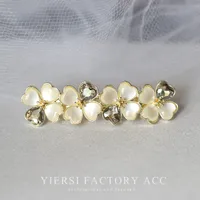 Elegant Fashion Imitation Opal Spring Clip Temperament Head Clip Horizontal Clip All-Match Hairpin Hairpin Hair Accessories For Fair Lady Headdress sku image 26